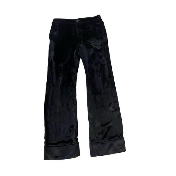 Equipment Femme Velour Velvet Pants Size Small Bootcut - Picture 1 of 3